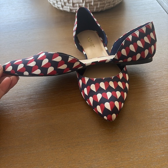 Nine West Starship D’Orsay Flat - Heart Print - Picture 5 of 7